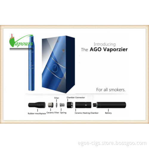 Unisex Portable Dry Herb E-cig / 14mm Mini Ago Kit For Beach